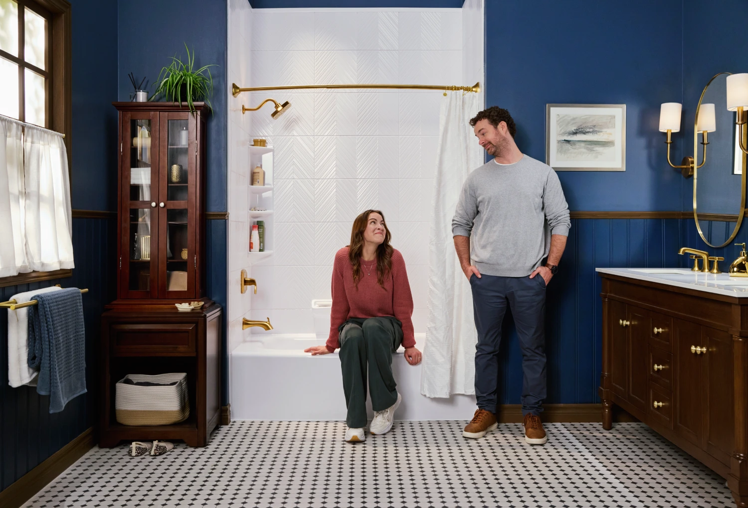 Remodeling Bathrooms with Expert Care Since 1984 Bath Fitter Oklahoma Footer banner BG